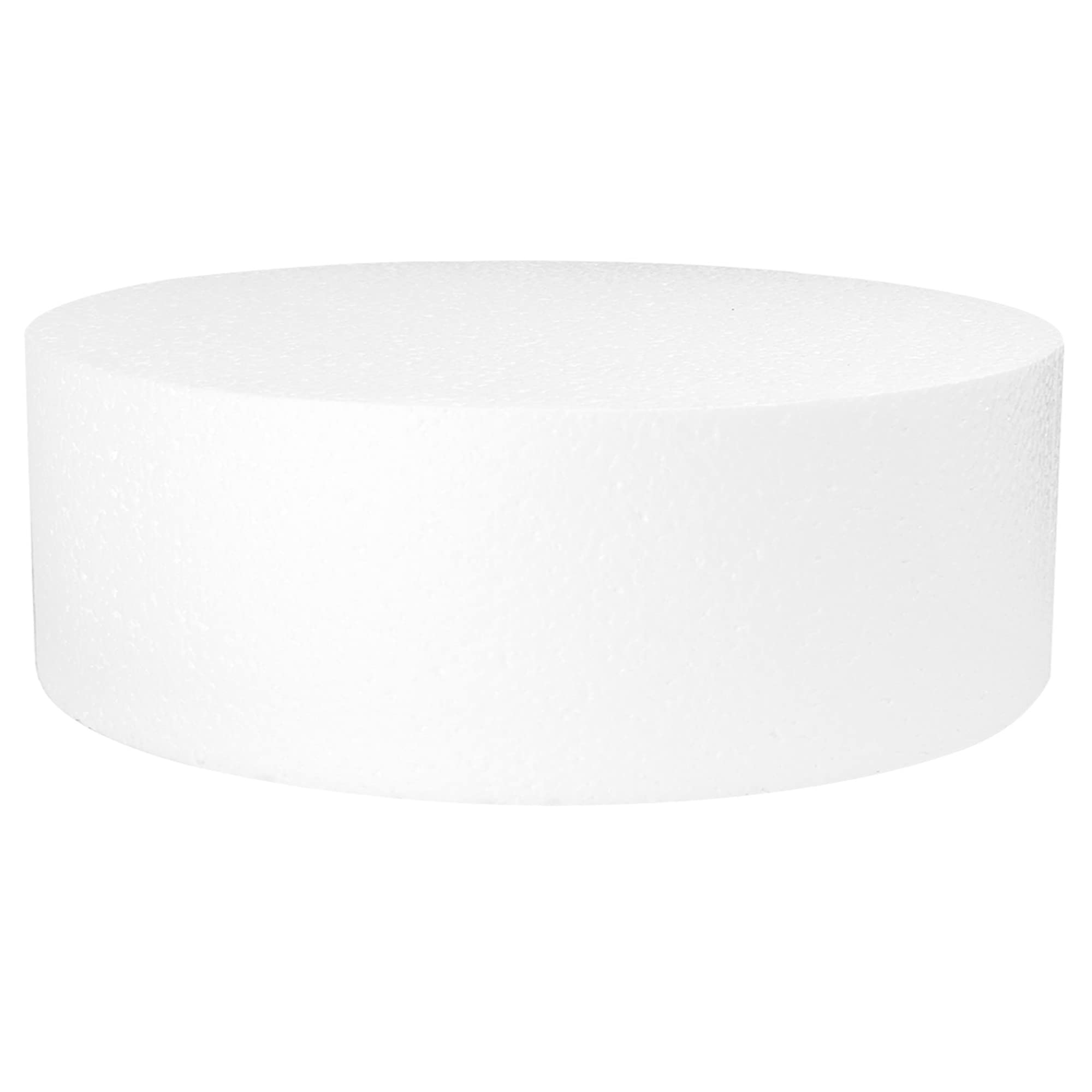 Gâteau factice en polystyrène rond O'Creme, support de décoration haut de gamme