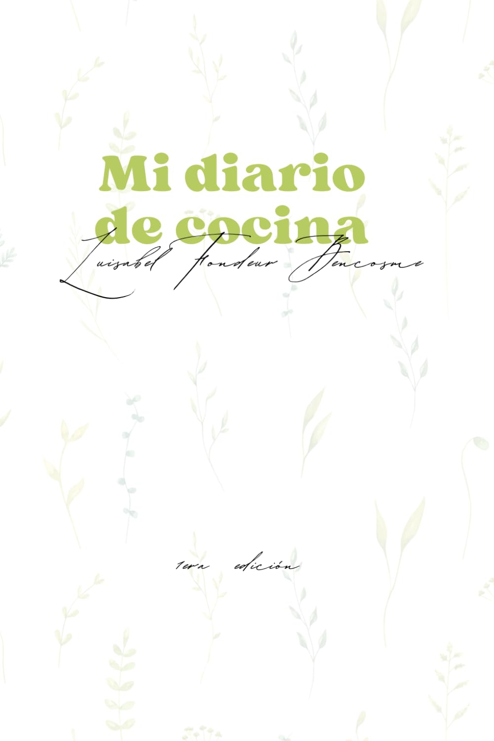 Mi diario de cocina