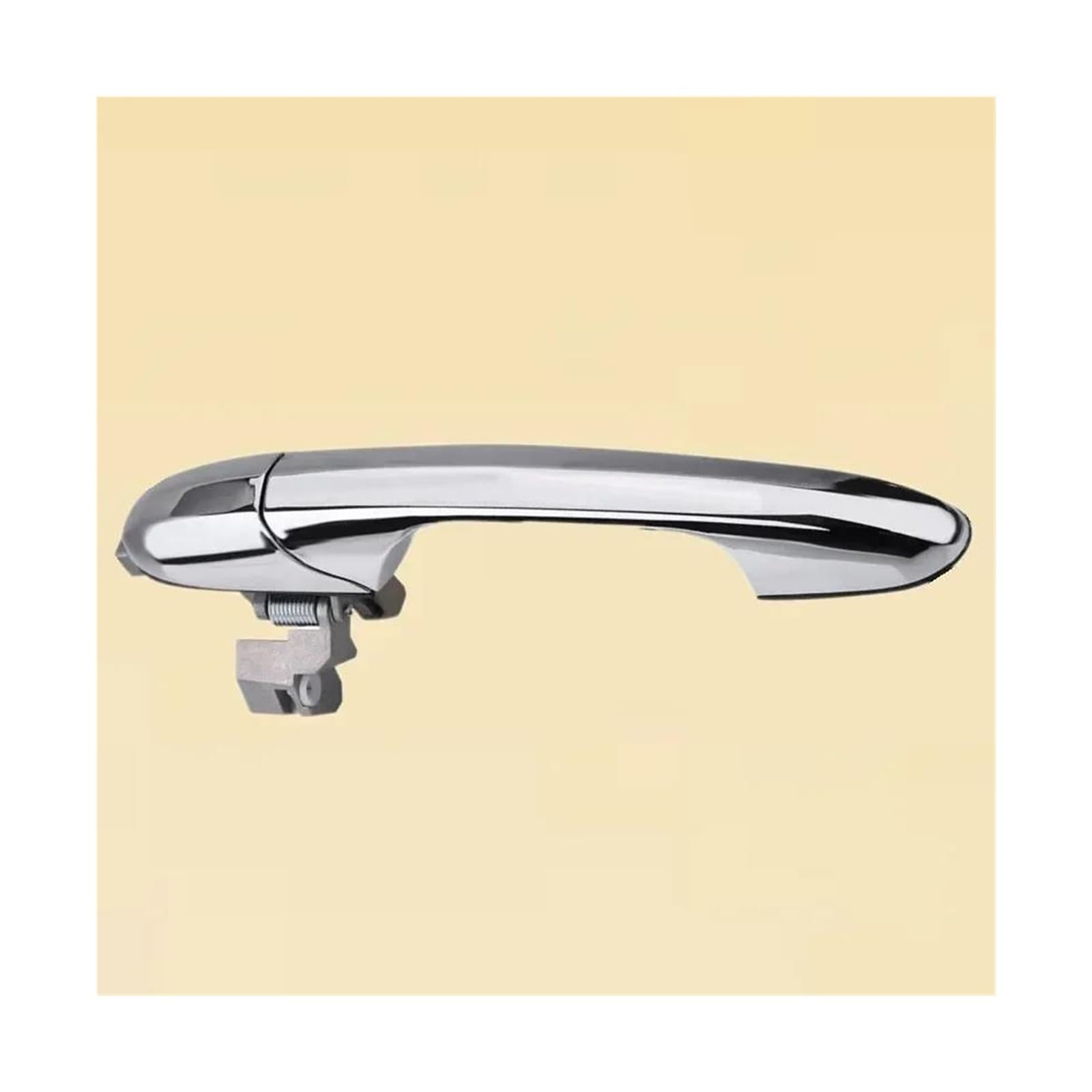 HETEVSCCK for Fiat for 500 2007-2020 735592026 735592012 Passenger Side and Driver Side Exterior Door Handle Chrome(Passenger Side)