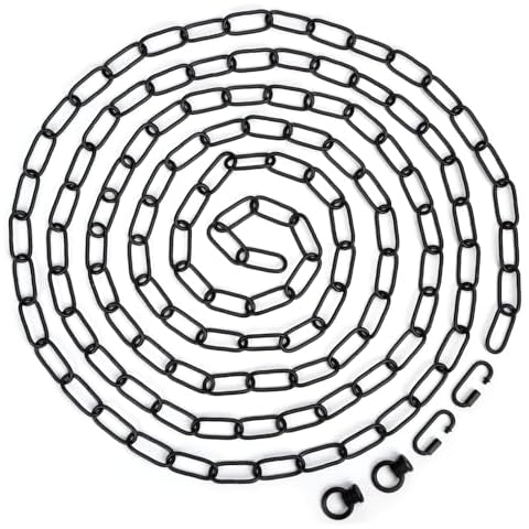 Chandelier Chain 10 Feet SANGLE SOPFFY Light Fixture Chain for Chandelier or Swag Light Fixtures,Lighting Chain Extension with Link Locks,Heavy Duty Chain for Light Fixture, Plant Hanging Chain. Cover