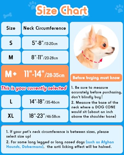 Image of Inflatable Dog Pillow Cone Collar After Surgery, Donut Soft Neck Cone for Beagle French Bulldog Medium Plus Dogs, etc, Recovery E Collar to Stop Licking Paw