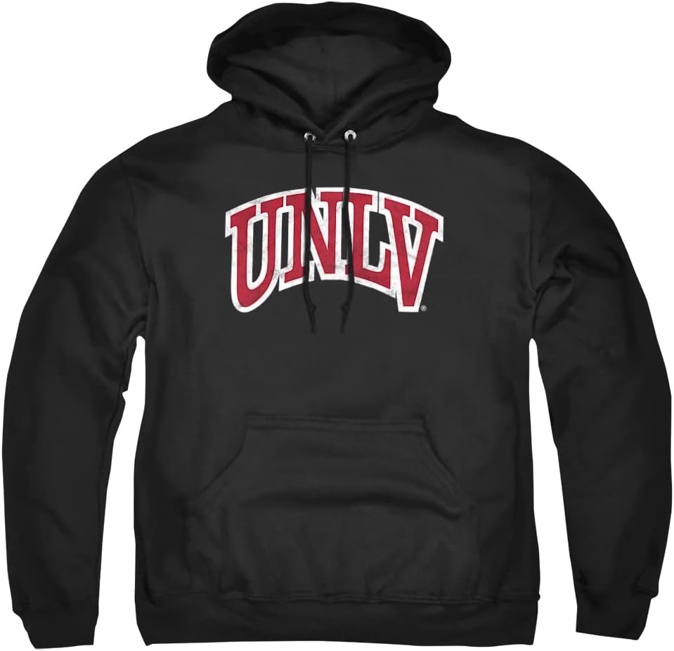 LOGOVISION Official Collegiate Distressed Primary Logo Adult Pullover Hoodie Collection