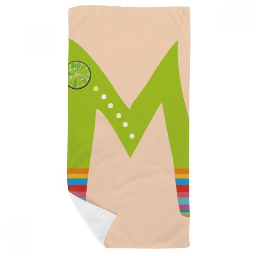 Serviette de bain M motif orange doux gant de toilette multicolore 35x70cm