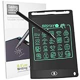 ✎【hellere Linien und Sicheres Material】:LCD-Schreibtablett verfügt über die neueste Bildschirmtechnologie,die unsere Linie deutlich klarer als anderes.intelligentes schreiben,fließend und glatt.Mit ABS-Kunststoff,sicher für den Schulgebrauch und Kinder doodle.