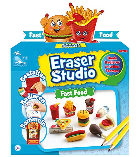 Beluga Spielwaren GmbH 50703 Eraser Radiergummi selbermachen Fast Food Radierer Spielzeug, Mehrfarbig