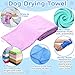 Moukeren 12 Pcs Dog Towels Bulk 20'' x 39'' Microfiber Bath Towels for Drying Dogs Absorbent Soft Pet Grooming Towels for Small Medium Puppy Cat Bath Pet Grooming Shower Essential, 12 Colors