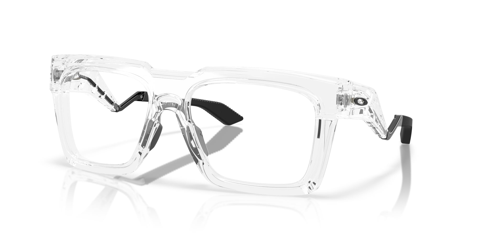 Oakley Ox8190 Enigma Ink Square Prescription Eyewear Frames, Polished Clear/Demo Lens, 55 mm - Image 2 thumbnail