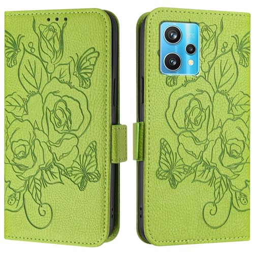 Étui portefeuille en cuir PU fin et élégant pour OPPO Realme 9 Pro+ 5G