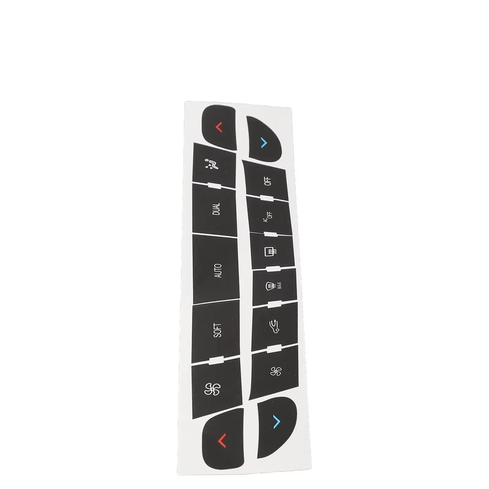 Modification Interior Compatible with Megane for Master for Scenic III Car Button Repaired Decal Stickers Air Condition Climate Control Button Repairing Sticker
