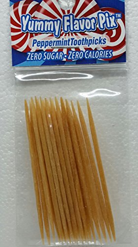 Flavored Toothpicks by Yummy Flavor Pix - Peppermint