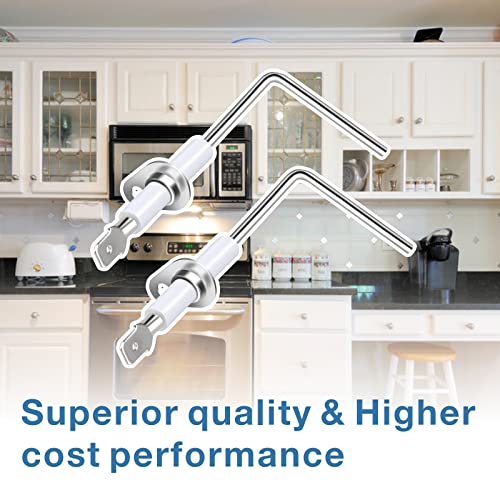 Furnace Flame Sensor Rod 62-23543-01 Replacement for Rheem, Ruud, WeatherKing, Thermal Zone, DuroGuard Furnace Replacement Ignitors 62-2354301, 6223543-01, 622354301 LUXRILIX