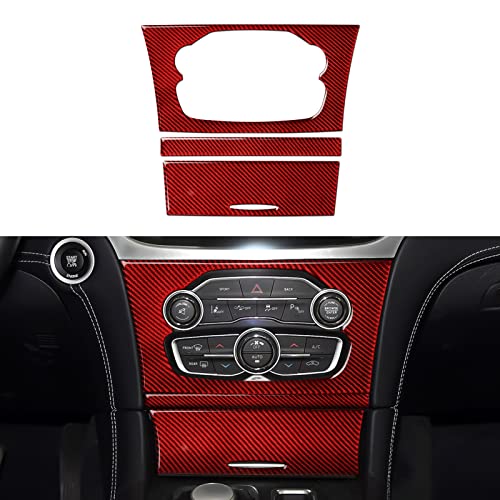 Image of Car Central Control Air Conditioning Panel Decals for 2015-2023 Chrysler 300 / 300C / 300S / Limited /Touring Accessories Interior Stickers