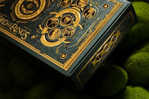 Set de 4 barajas de cartas Lord of the Rings con caja miniatura 7