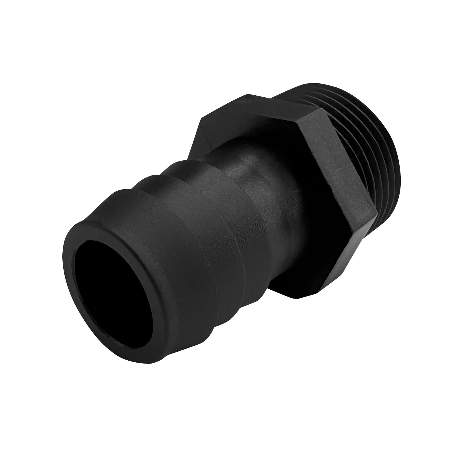 20 conectores macho NPT de 3/4 pulgadas x 3/4 pulgadas, accesorio de manguera de plástico, adaptador, manguera industrial a accesorios de tubería