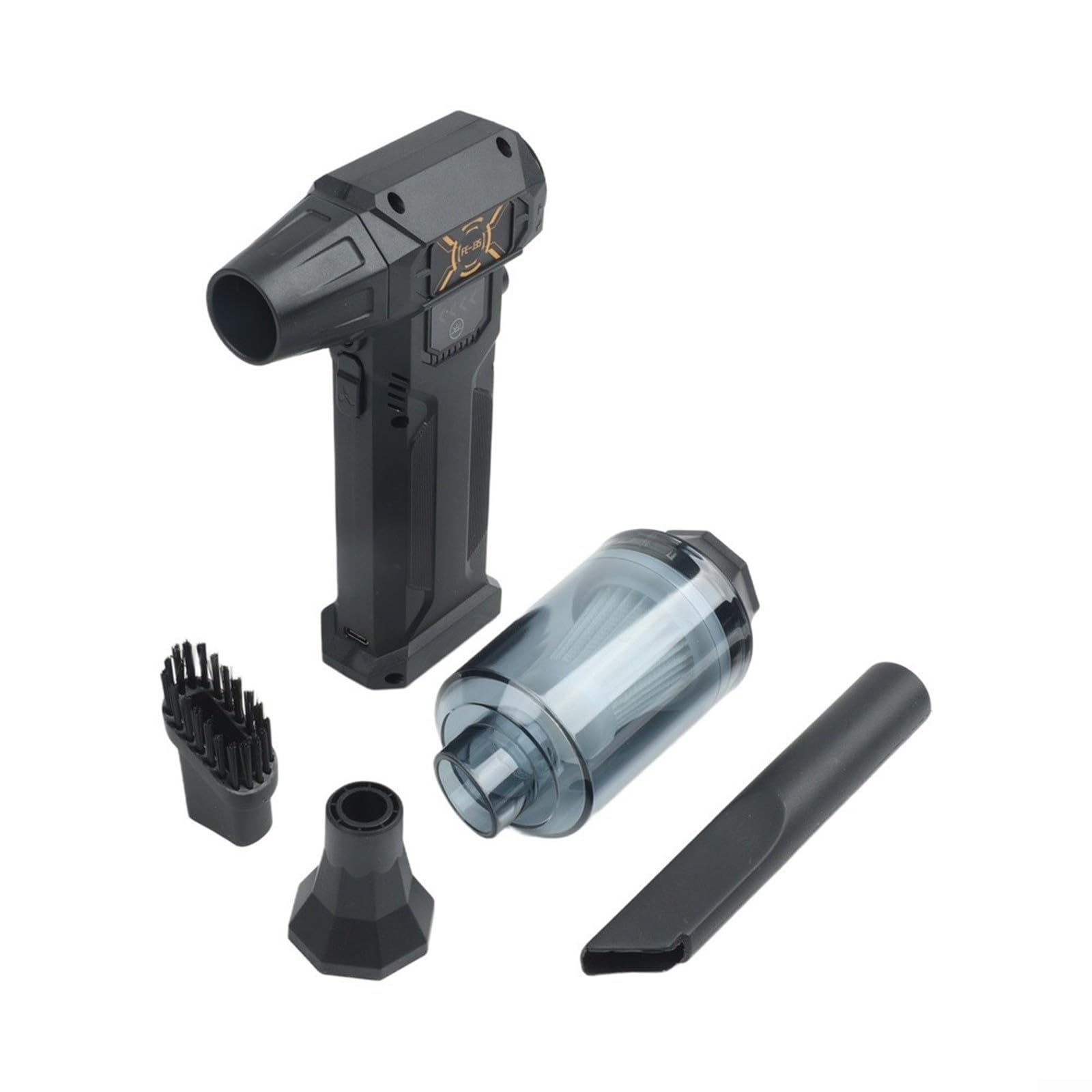 KiraKira 130000RPM Turbo Fan secador negro de 220W con regulador de aire