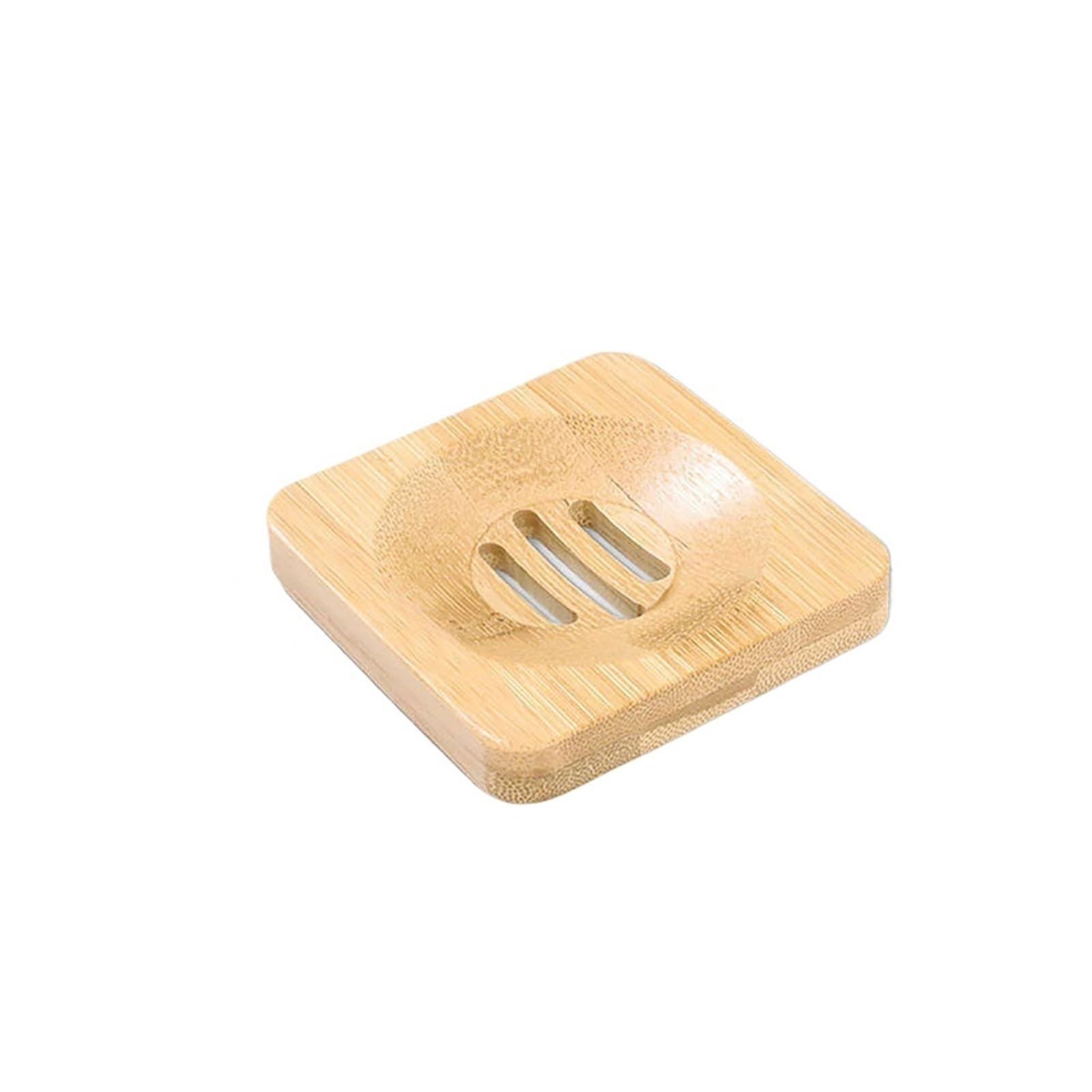 1pcs Soap Box Dishes Bath Holder Case Tray Rectangle/Square/Round Bathroom Supplies(Color02)