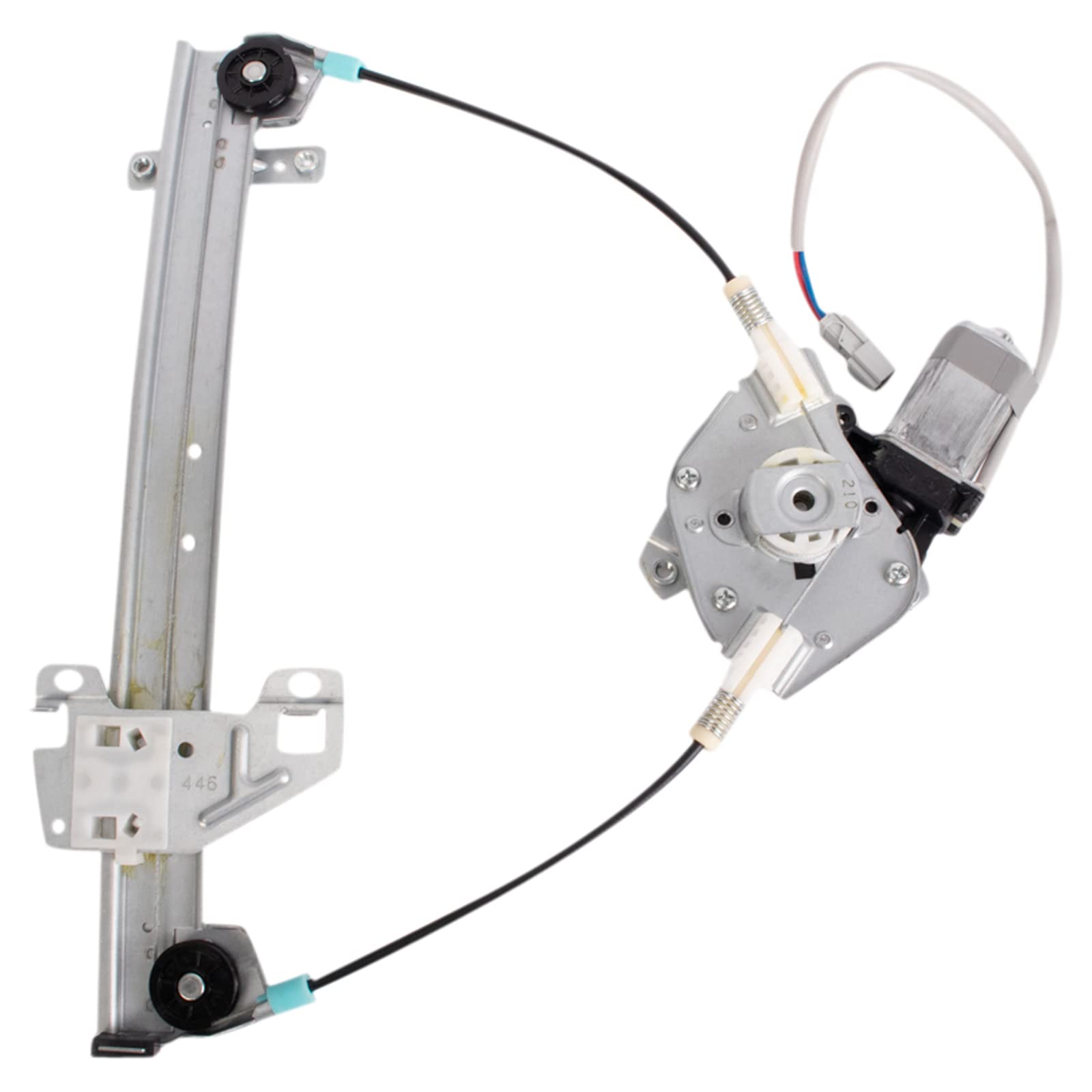 TRQ Rear Right Power Window Regulator &amp; Motor Assembly Passenger Side