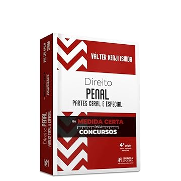 Capa do livro Direito Penal - Partes Geral e Especial - na Medida Certa Para Concursos (2024)