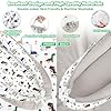 BBWOO Baby Lounger - Baby Lounger for Newborn 0-24 Months, Breathable and Soft Cotton Cover Baby Nest, Portable Cozy Tummy Time Lounger for Home and Travel, Ideal Baby Essentials & Shower Gifts #3