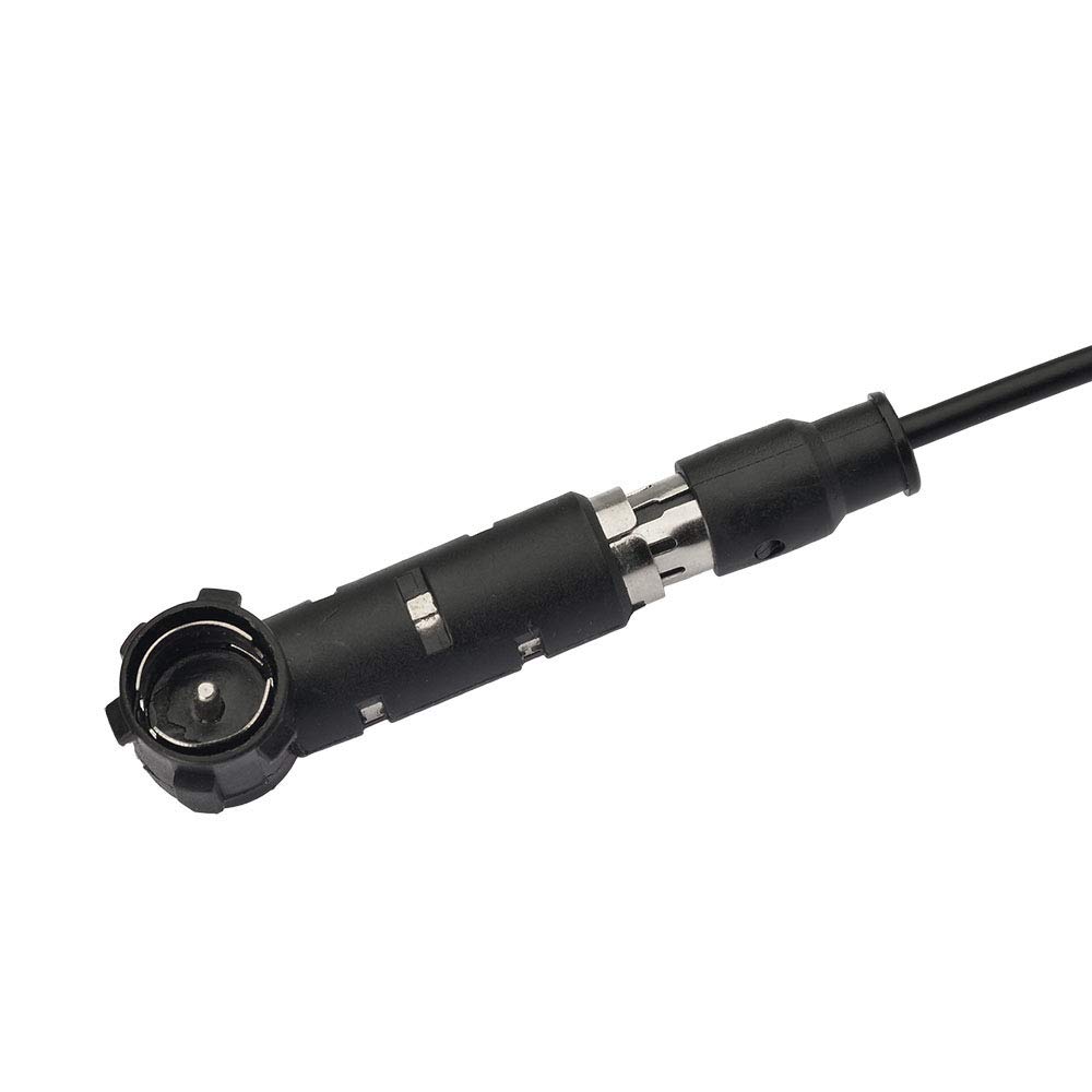Eightwood FM Antenna Universale Autoradio Amplificata Interna Autoadesive Camion Parabrezza Adattatore DIN con Cavo 300cm Stereo Adattatore DIN 41585 to ISO