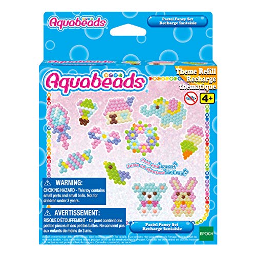 Aquabeads 31504 Pastel Fancy Set - Arts and Crafts Bead Activity Toy, Multicolor