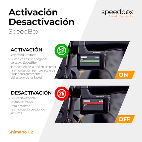 Miniatura 6 de Speedbox 1.2 B-Tuning Shimano E5000 E6100 E7000 E8000 Bluetooth E-Bike Tuning Chip