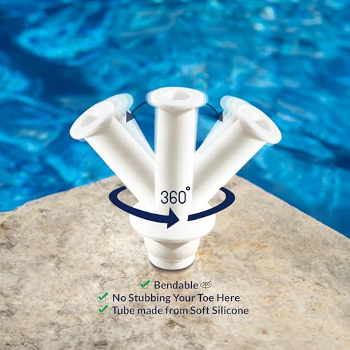 Streamline Bubbler Pool Fitting - Knock-in, Press Fit for 1.5 Inch Pipe, Flush Mount on Gunite, Anti-Vortex Square or Round Face (Round) by Streamline Supply Co. - Used condition - Image 4
