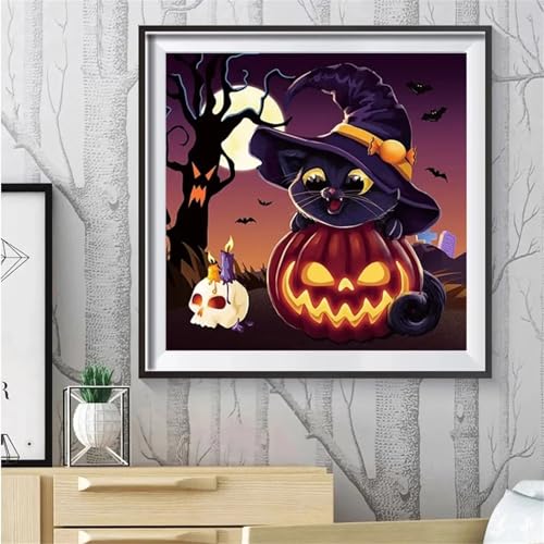 Peinture en Diamant Kits pour Adultes et Enfants DIY motif grand chat 5D