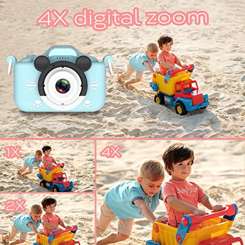 Saneen Kids Camera, 1080P HD Camera for Kids with 32 GB Card, 40MP Kids Digital Camera for Girls Boys Age 2-12, Perfect… - Image 5