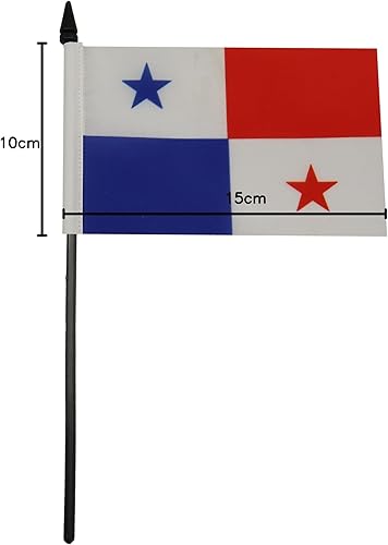 Miniatura 86 de Bandera de mesa Colombia 5'' x 8'' - Bandera de escritorio colombiana 8.3 x 5.5 in - Barra y base de plástico negro - AZ FLAG