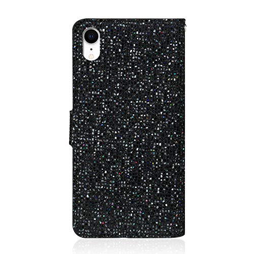 YKTO Cover per iPhone XR PU Cuoio Flip Custodia