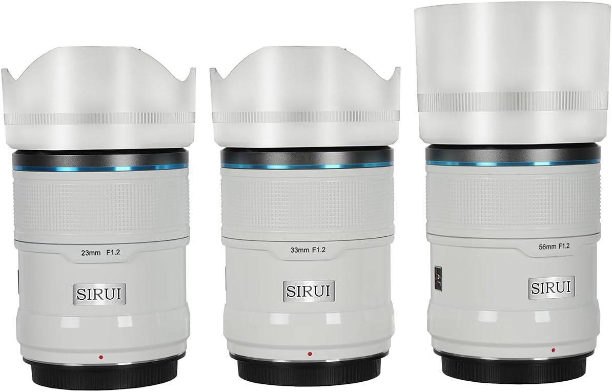 Sirui Sniper f/1.2 Autofocus 3-Lens Kit (Z Mount, White)