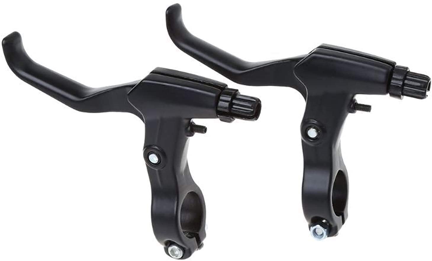 BATLAM Leva Freno Bicicletta 2 Pezzi Alluminio MTB Bici da Strada manovella Leve Freno Bicicletta (Colore : Grigio Scuro) (Nero)
