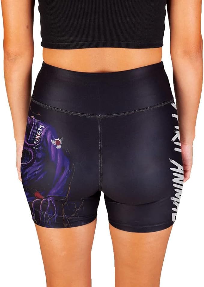 Women's Animal Compression Shorts Tummy Control Shaping Tights for Workouts