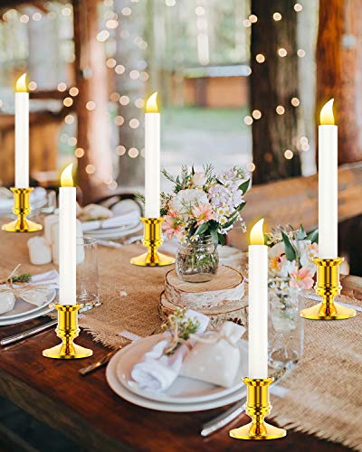 Image of RONXS LED Window Candles with Timer, Flameless Battery Operated 6pcs