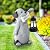 Olekki Solar Dog Garden Statue with Lantern Light – 9.2in Outdoor Dog Figurine for Yard Patio Garden Decor, Cute Memorial Gift for Women Mom
