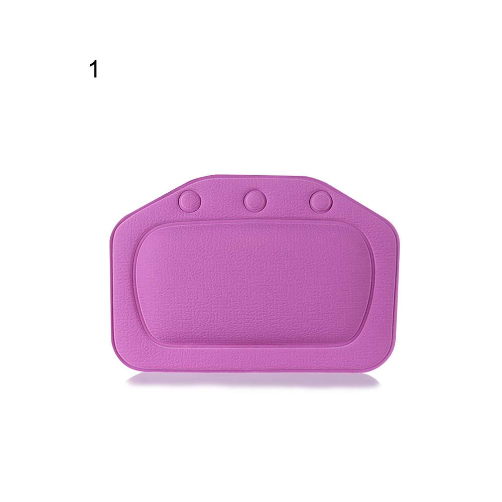 Almohadas de baño Almohada de baño Almohada de bañera Reposacabezas Almohadas de baño Impermeables para ventosas de baño Almohada de reposacabezas para el Cuello Cojín de bañera Verde a Rayas (Color