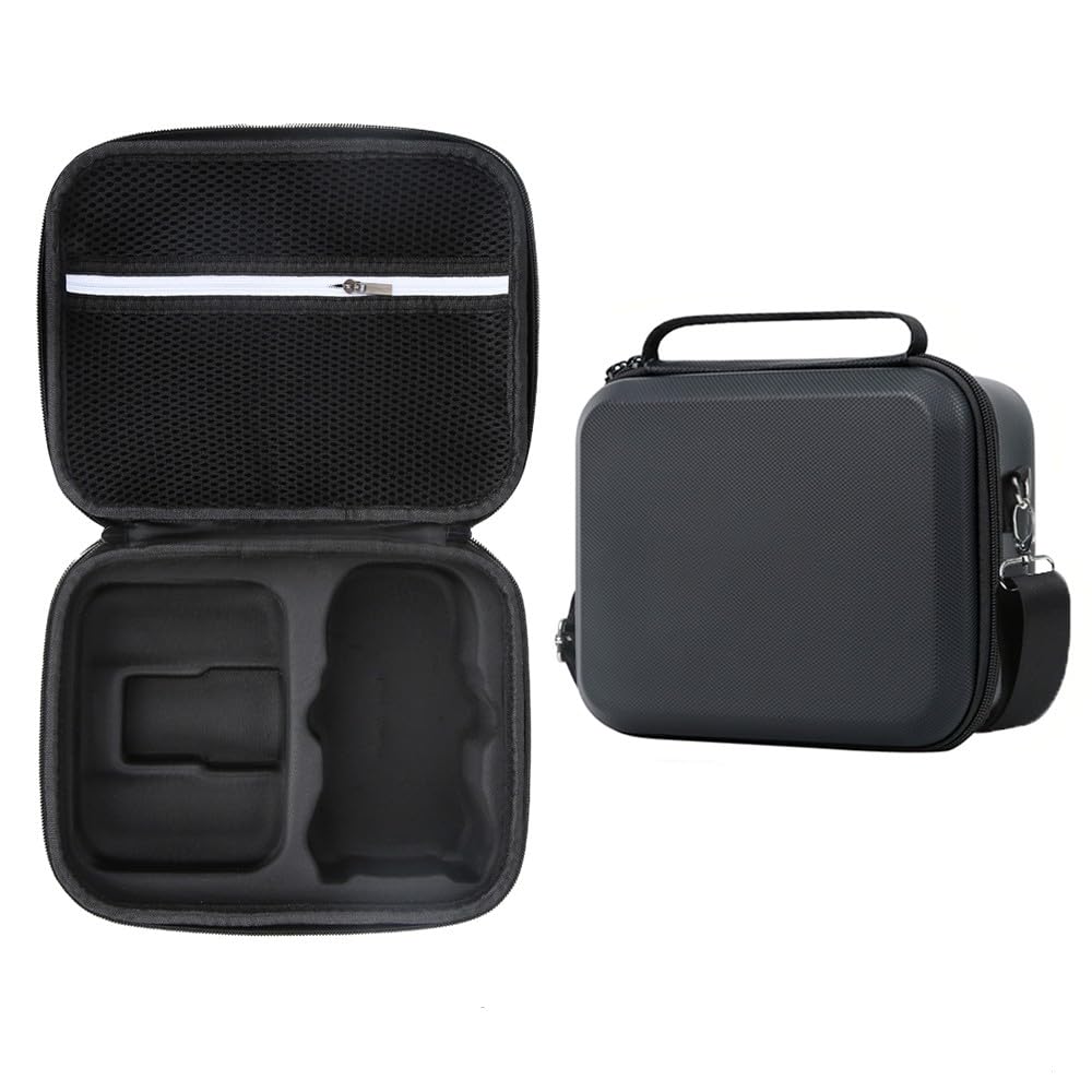 Bolsa de almacenamiento de PU para DJI Lito X1 Lito1 Estuche de viaje Funda protectora con correa para el hombro para batería, control remoto RC-N3 Bolso Antirrayas con Bolsa de Malla (negro)
