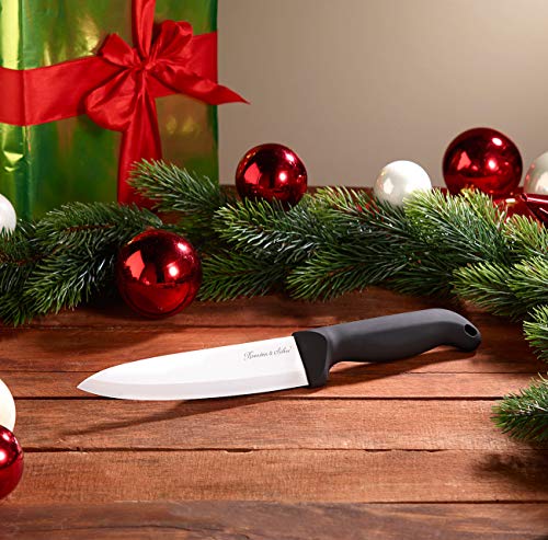 PEARL Chef's Knives - Coltello in ceramica: Coltello da cuoco in ceramica con lama da 15 cm (Coltelli domestici in, regalo) - immagine 6