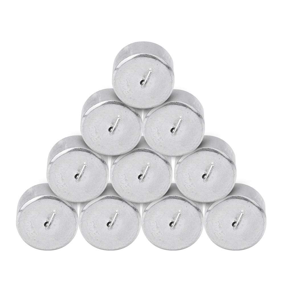 10 pezzi Peso, 50 g Peso in metallo con ganci e leva ad anello Principio Strumenti di presentazione Principio a leva Strumento didattico sperimentale fisico