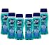 Zest Hydrating Body Wash - Aqua - Moisturizing Body Wash for Men and Women - Bath Soap with Vitamin E - Gentle Paraben Free Formula - 6 pc