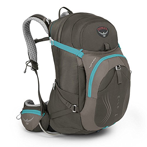 Osprey Packs Women's Mira AG 34 Hydration Pack, Misty Grey, Small/Medium
