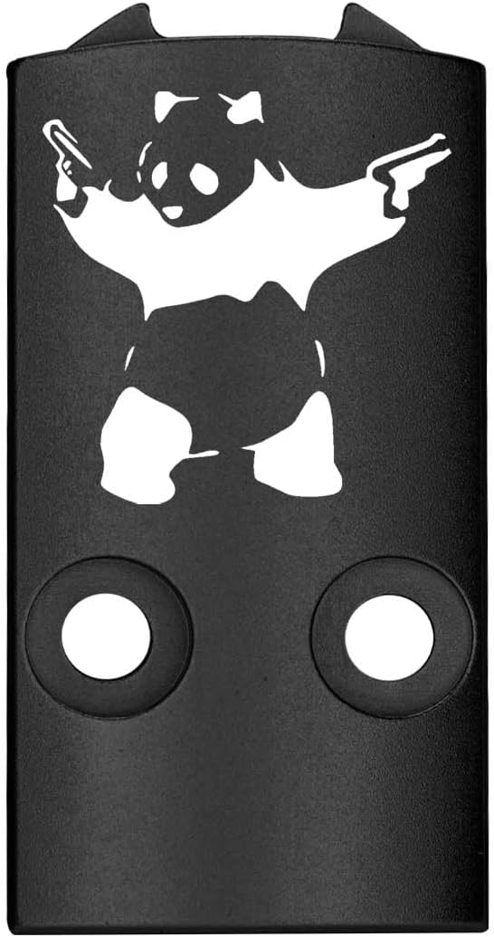 NDZ Performance Optic Sight Plate Cover for Sig P320 M18 Carry Compact P320X X5 Legion Sight Integrated and Non Integrated Slides, Laser Engraved Anodized Aluminum in Black - Choose Slide Type & Style