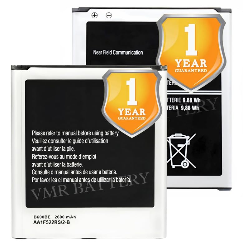 Image of Original B600BC Battery Compatible for Samsung Galaxy S4 (GT-I9500, I9502, I9505, I9506) - (2600mAh) - 1 Year Warranty K7