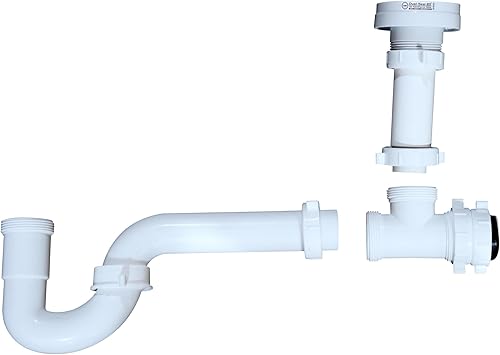 Miniatura 3 de Tuuber Válvula de admisión de aire de 1-1/2 pulgadas con kit de trampa p de drenaje de fregadero