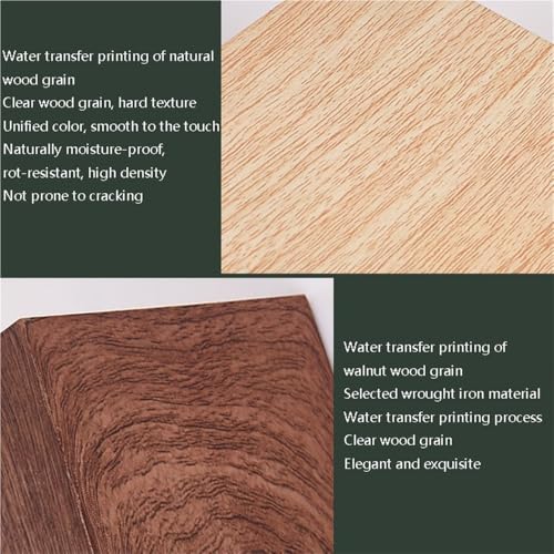 Apliques de pared de metal y madera Walnut minimalistas con luz LED blanca 6
