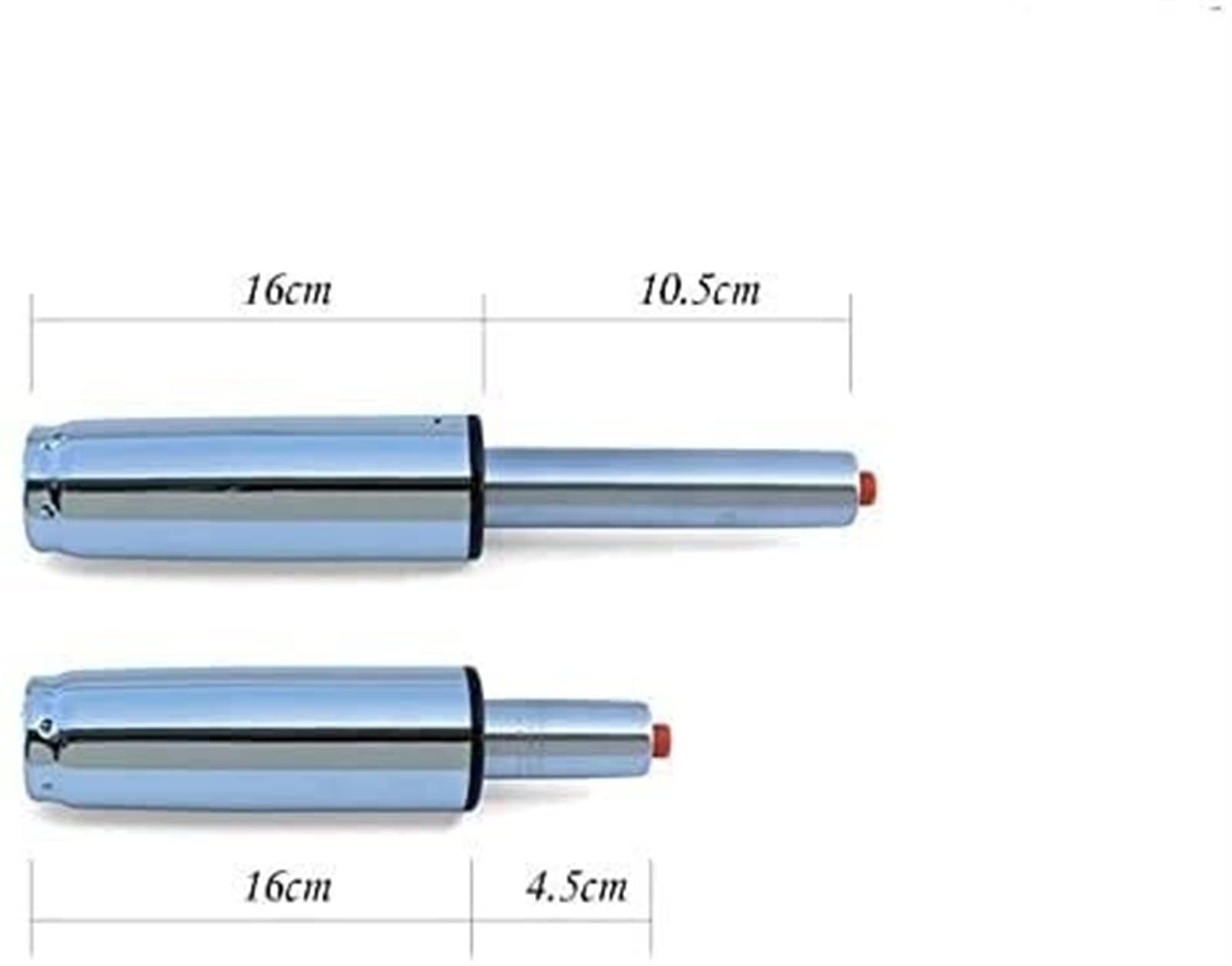 Resorte de gas Resorte neumático del pistón de la silla de la oficina del pistón del impacto neumático hidráulico del cilindro de la elevación de gas Repuesto Cilindro Elevador de Gas(Silver 60)