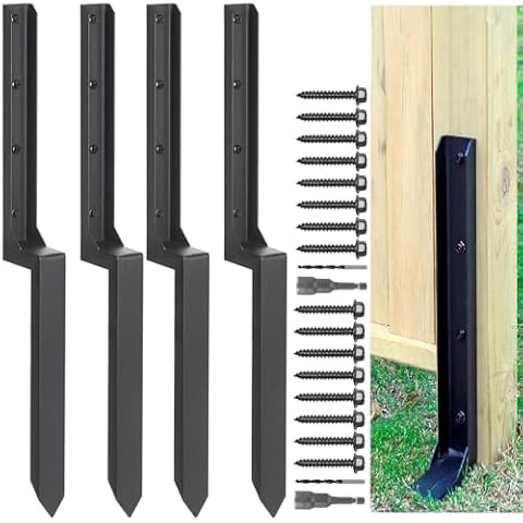 Heavy Duty Steel Fence Post Repair Stakes Cover