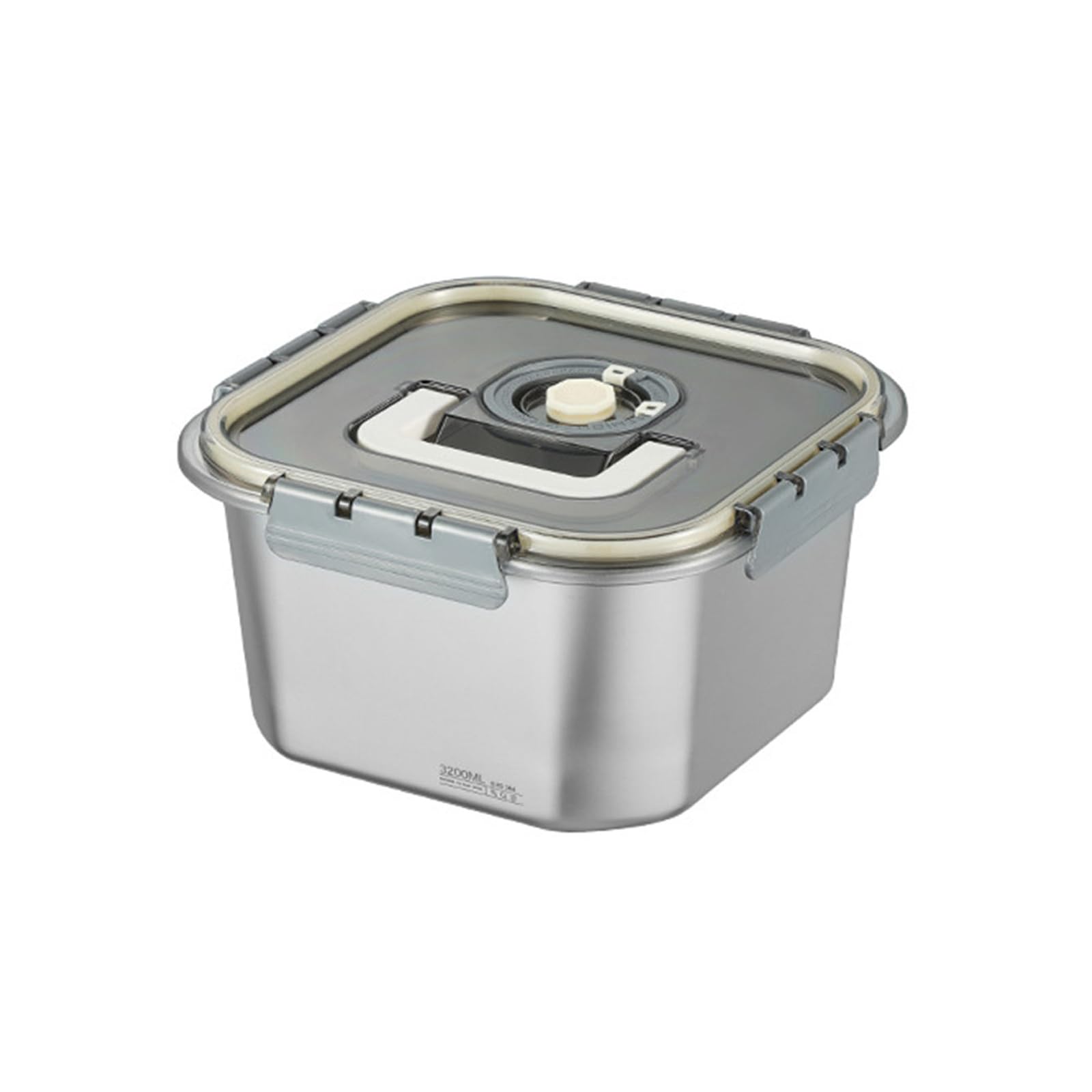 MALSSE Lunch or Snacks Food Container Stainless Steel Meal Preparation Container with Large Capacity for Outdoors Large Capacity Food