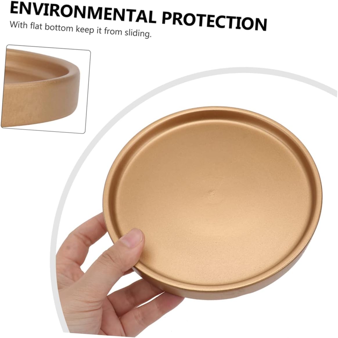 POPETPOP Bonsai Round Water Tray Flower Pot Drip Tray Plant Pot Saucer Plant Base Decor